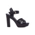 Sandali neri da donna con tacco 12 cm e plateau Lora Ferres, Donna, SKU w044000041, Immagine 0